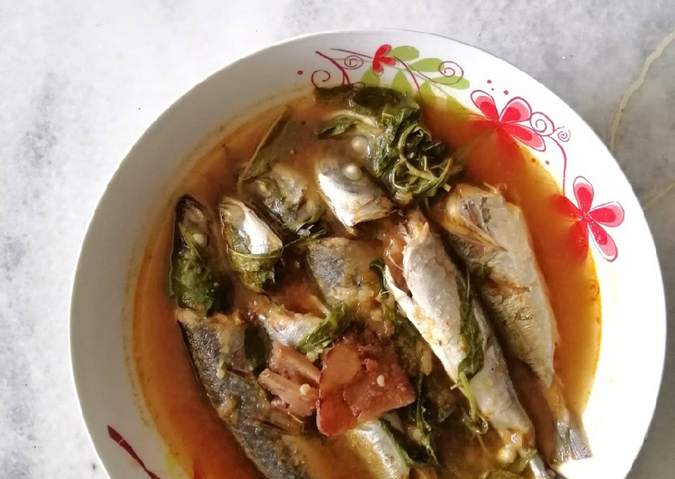 ikan masak asam rebus