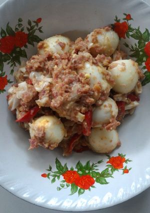 Foto resep Kornet sapi bertelur