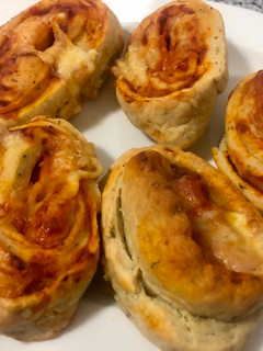 Una foto de Rollitos de jamón y queso al horno