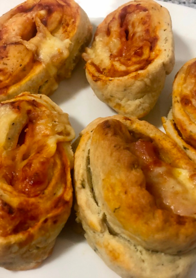 Una foto de Rollitos de jamón y queso al horno