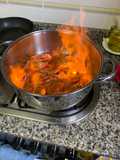 Gambas Flambeadas