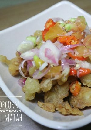 Foto resep Chicken Popcorn with Sambal Matah