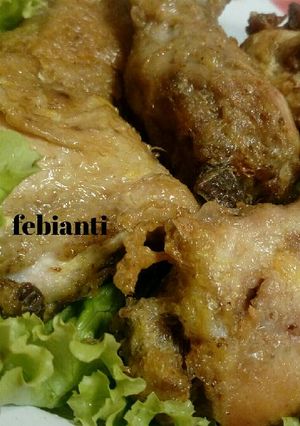 Foto resep Ayam goreng balut telur