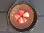 Una foto de budin de coco keto