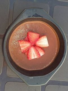 Una foto de Pudin de chocolate light