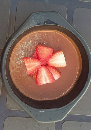 Una foto de Pudin de chocolate light