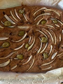 Una foto de Focaccia integral