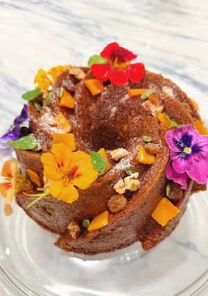 A picture of Japanese Pumpkin Cake.