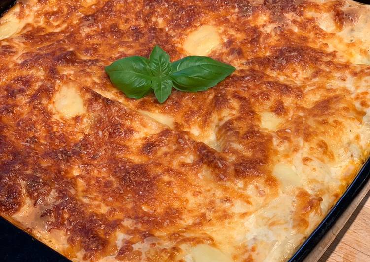 Steps to Prepare Super Quick Homemade Pork &amp; Fennel Lasagne