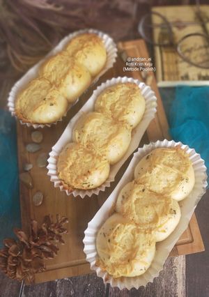 Foto resep Roti Krim Keju (Metode Poolish, Tanpa Ulen)