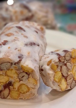 Hình của món Tempeh đậu gà và đậu đỏ.