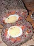 Arrollado de carne picada