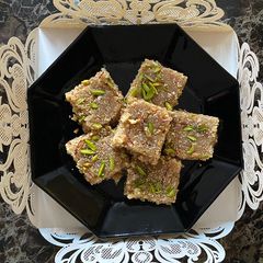 A picture of Burfi churmu.