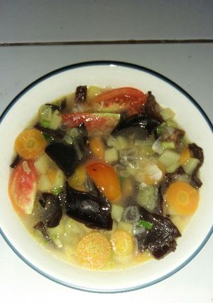 Foto resep Soup Jamur Kuping
