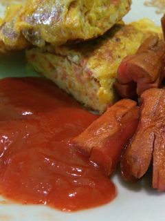 Foto resep Omelette hotel / telur dadar hotel