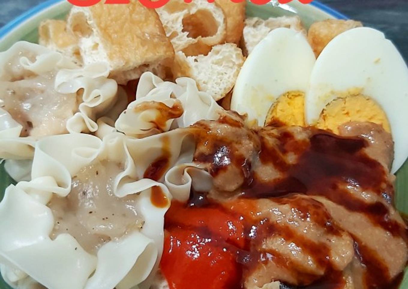 Siomay ayam bahan seadanya