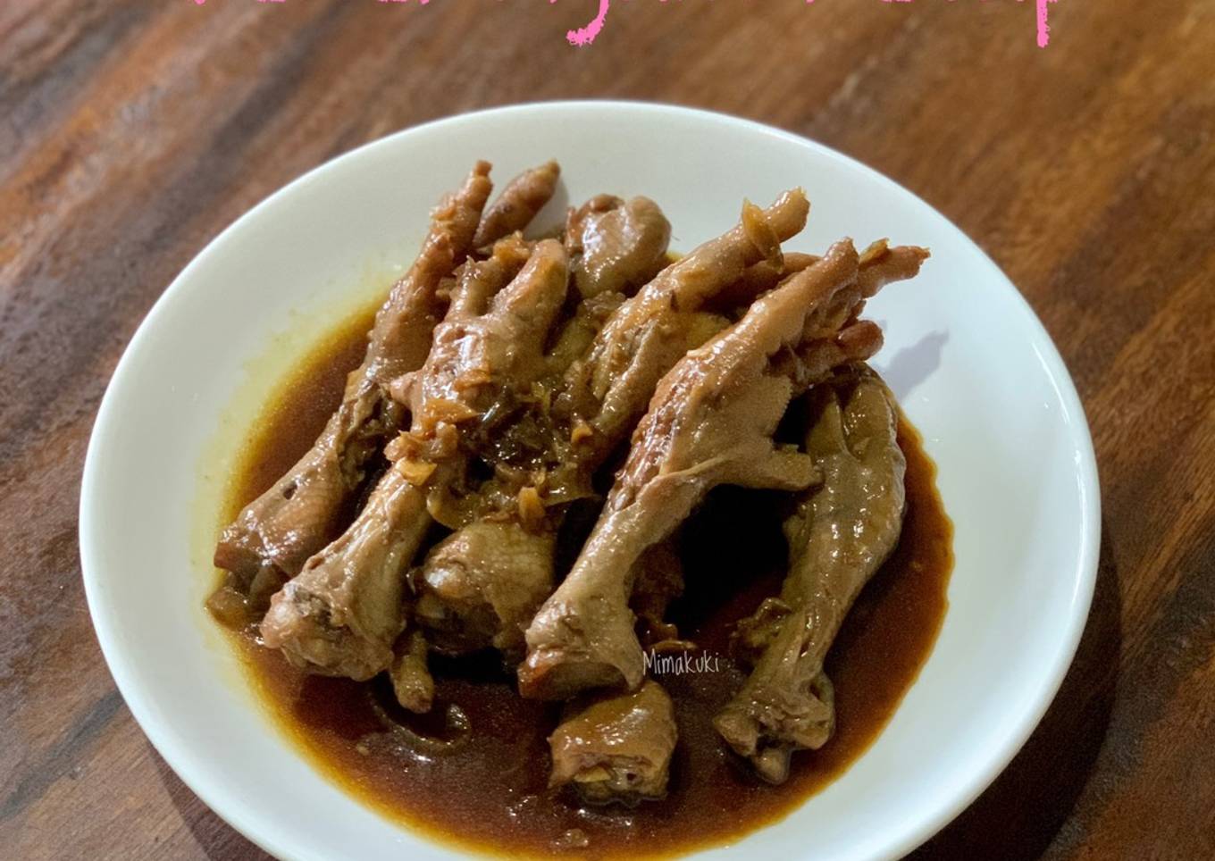 Ceker Ayam Kecap
