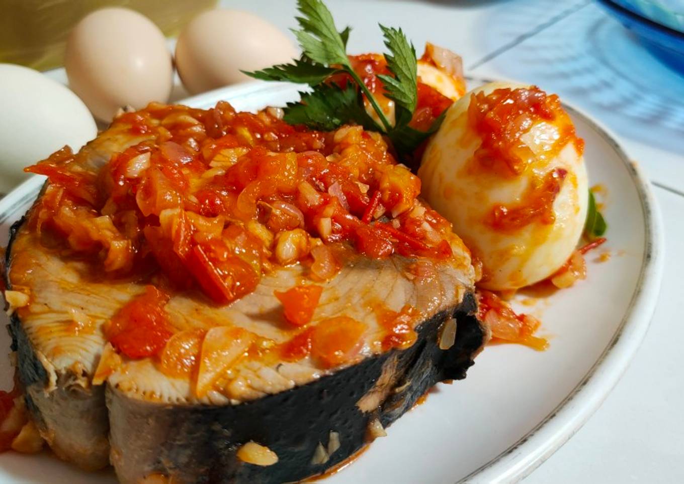 Ikan Pindang Balado + Telur