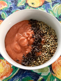 Una foto de Smoothie bowl de mamey