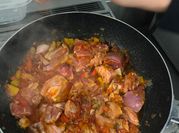A picture of beer meat