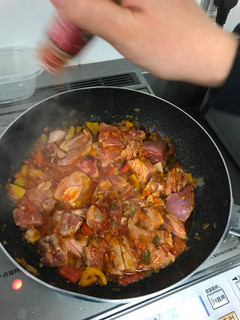 A picture of Here we are making fried chicken a delicacy in Kenya and fried rice.