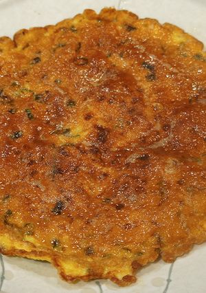 A picture of Taiwanese Dried Radish Omelette.