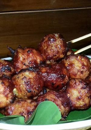 Foto resep Pentol bakar pueddesss😲
