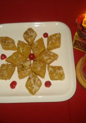 A picture of Apple Burfi.