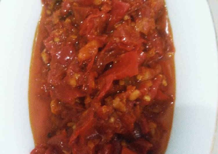 Recipe: Yummy Sambal merah padang