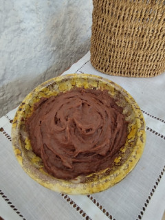 Foto di Crema di albumi al cioccolato fondente