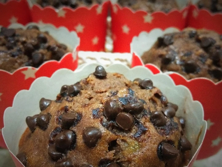 Langkah Gampang Menyiapkan Resep Banana choco muffin yang Bisa Manjain Lidah Anti Ribet, Menggugah Selera