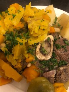 Una foto de Puchero express en olla presión