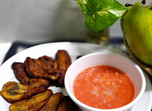 Gambar Sanggar pappek sambal tomato- pisang Goreng Sabah