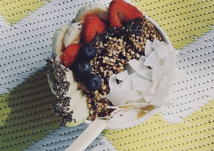 Easiest Way to Prepare Great Tropical Bliss Bowl ☀️ Cooking Basics for Beginners