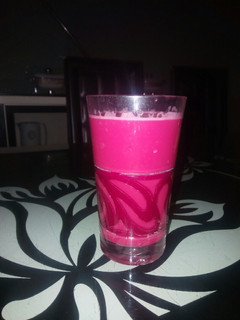 A picture of Beetroot and carrot drink.