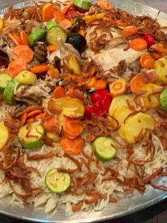 صورة لوصفة رز بالخضار