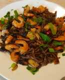 Лапша WOK с креветками