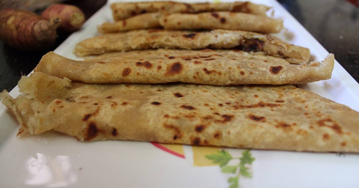 Sweet paratha stuffed with sweet potato Recipe by Madhuri's Kitchen ...