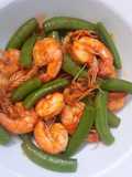 ถั่วลันเตาผัดกุ้ง