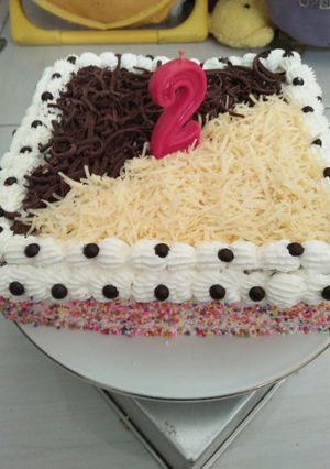 Foto resep Bolu ultah sederhana