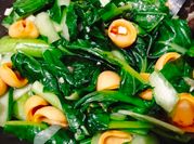 Gambar tumis pakcoy sosis