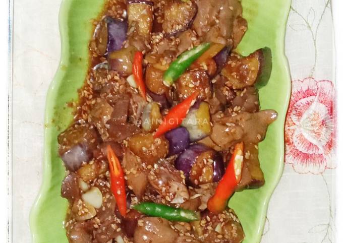 Resep Hati Ampela Ayam Terong Saus Bulgogi Oleh Aini Mama 2N 2R - Cookpad