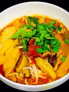 Hình của món Bún Huế Chay.