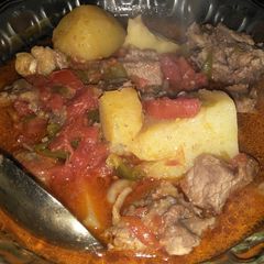 Stewed beef A picture of Stewed beef.