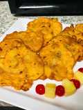 Hawaiian applewood smoked ham and pineapple fritters