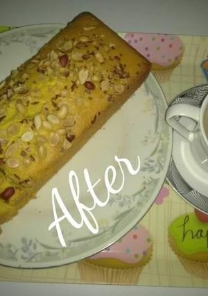 A picture of Delicious Peanut Cake Recipe(Without Oven).