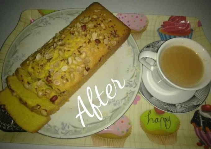 Recipe of Homemade Delicious Peanut Cake Recipe(Without Oven)