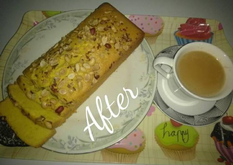 Recipe of Speedy Delicious Peanut Cake Recipe(Without Oven)