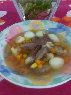 Foto resep Sup Daging Telur Puyuh😘