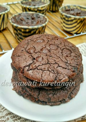 Foto resep Cookies & Cup Cake Brownies Cruncy di Luar Lumer di Dalam